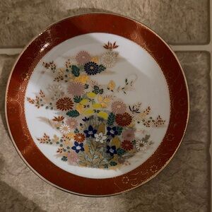 Satsuma Decorative Porcelain Plate